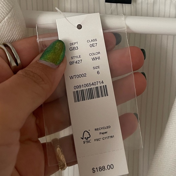 JCREW Matching White Kate linen pants and Parke blazer - Picture 15 of 16